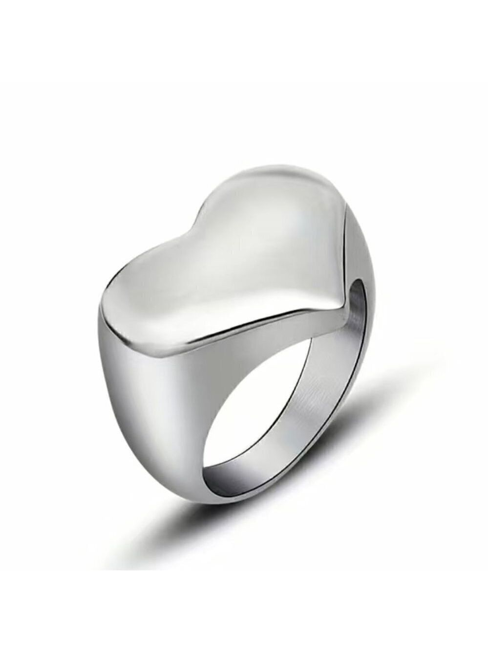 Solid Heart Boho Ring Funky and Chunky #1109
